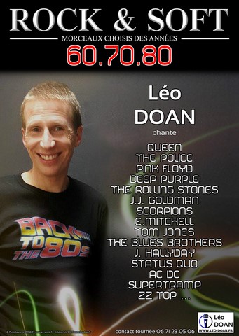 Léo DOAN Chanteur Variété Landes
